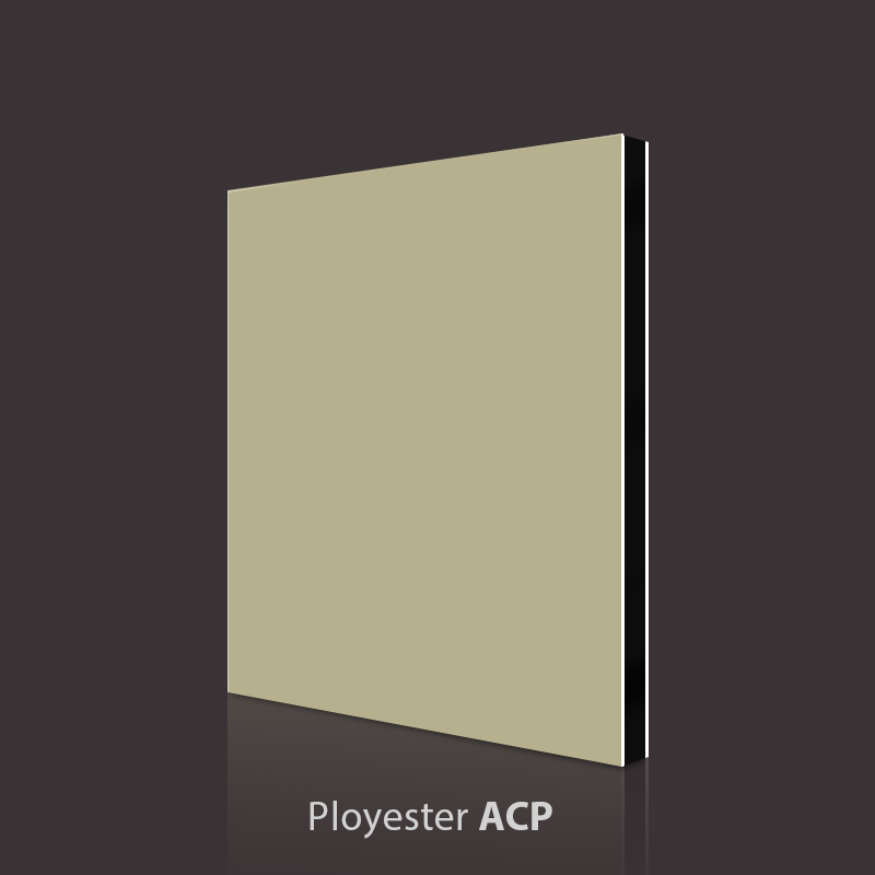 Panel Komposit Aluminium PVDF Champagne Gold